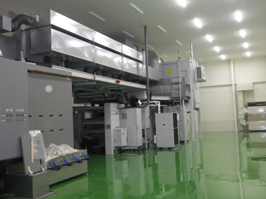 新築工場の工事